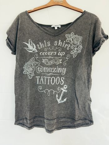 Tee-shirt Liberto gris en S