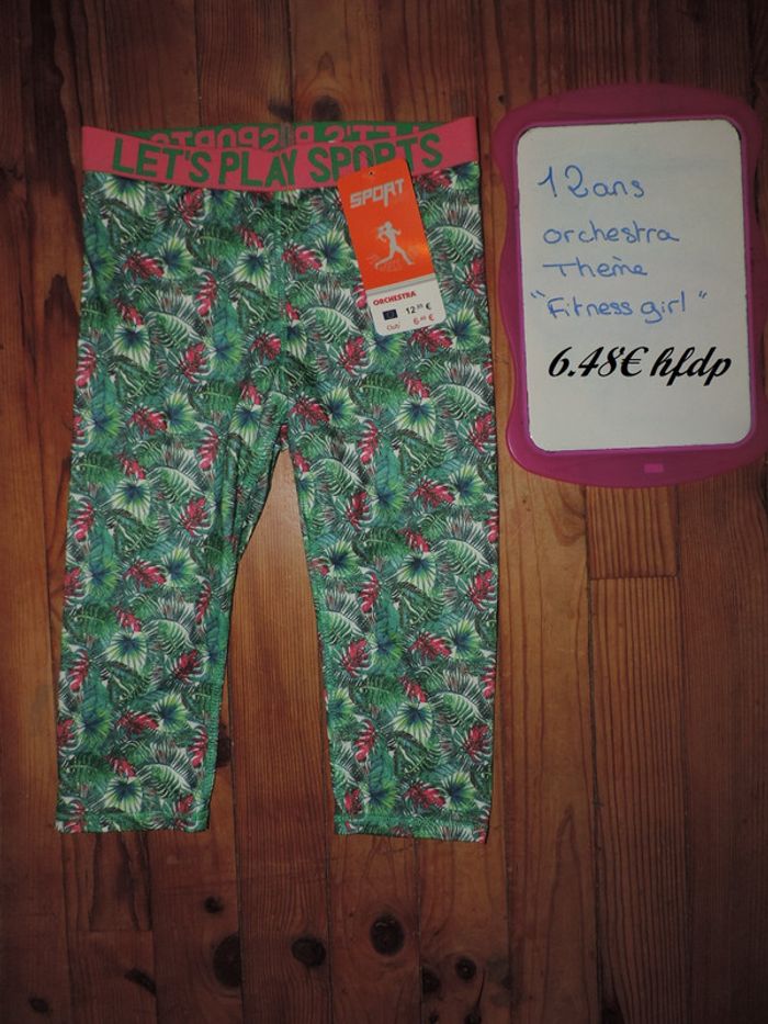 orchestra thème "fitness girl" taille 12 ans neuf