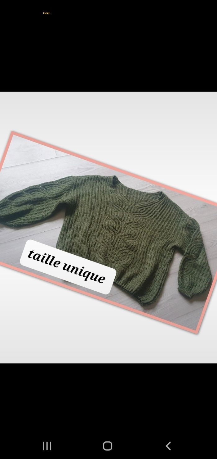 Pull femme taille unique