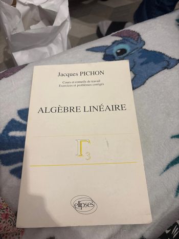 Algèbre Linéaire - jaques Pichon