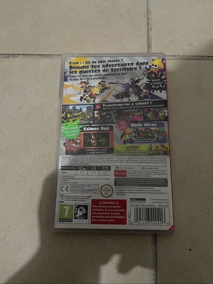 Jeu de switch splatoon 2 - photo numéro 3
