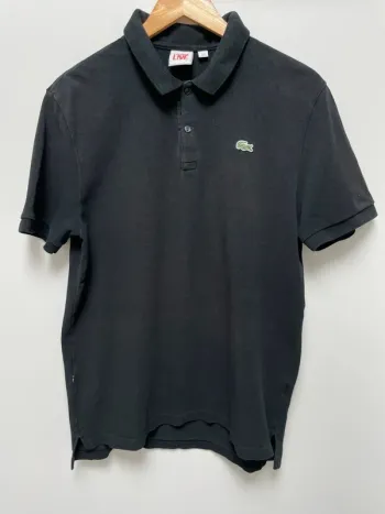 Polo Lacoste Live noir manches courtes taille 7 (M)