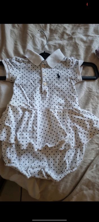 Robe barboteusse raph lauren bébé taille 9 mois