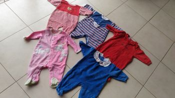 Lot pyjama absorba, col clodine 12 mois hiver