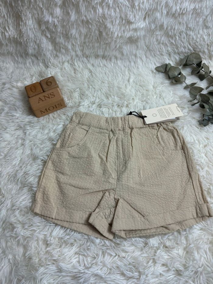 Short beige taille 6-7 ans Lil atelier