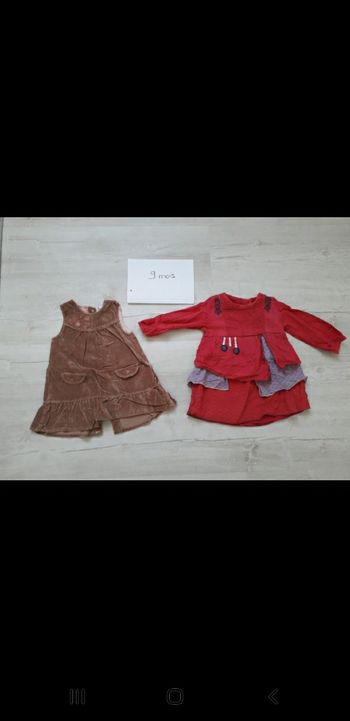 Robe  fille 9 mois