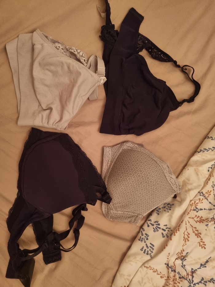 Lot De 3 Soutiens-gorge D’allaitement Sans Armature – Clips Faciles, Matière Douce Extensible – Pour Grossesse Et Allaitement