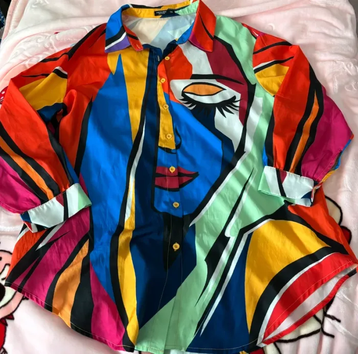 Chemise colorée