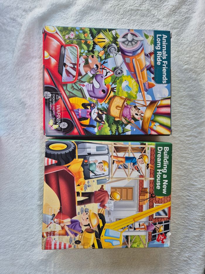 Lot de 2 boîte de puzzle