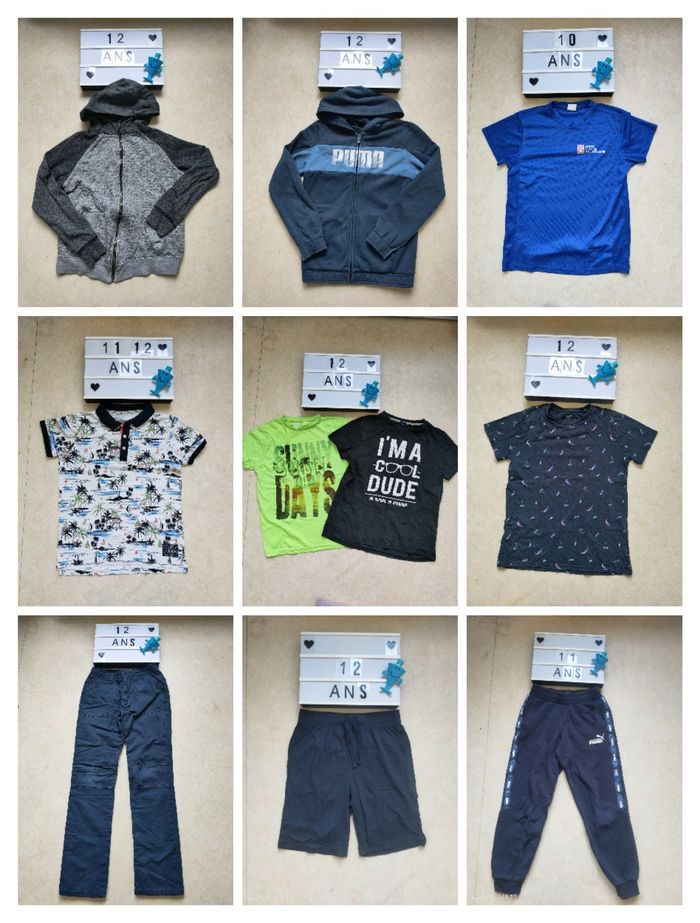 Très gros lot vêtements garçon 10/12 ans – 29 pièces - photo numéro 4