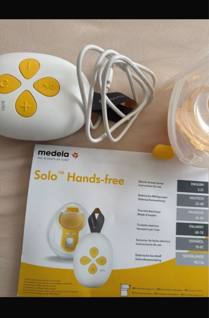 Tire lait Medela solo Hands free neuf jamais utilisé - photo numéro 3