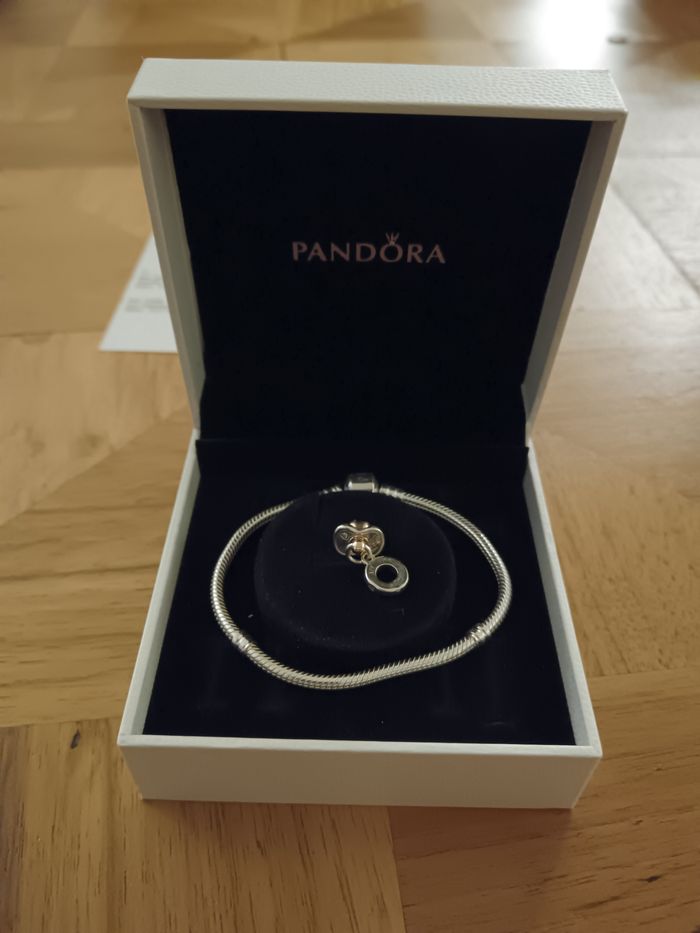 Bracelet Pandora avec Charm tétine - photo numéro 1