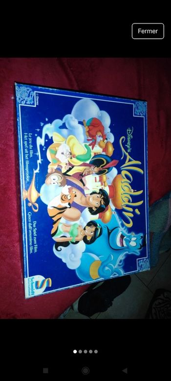 Jeux société aladin vintage