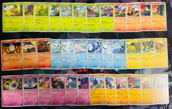 Lot de cartes 71 Pokémon Holos et Normales – Série Flamme Blanche (WHT)