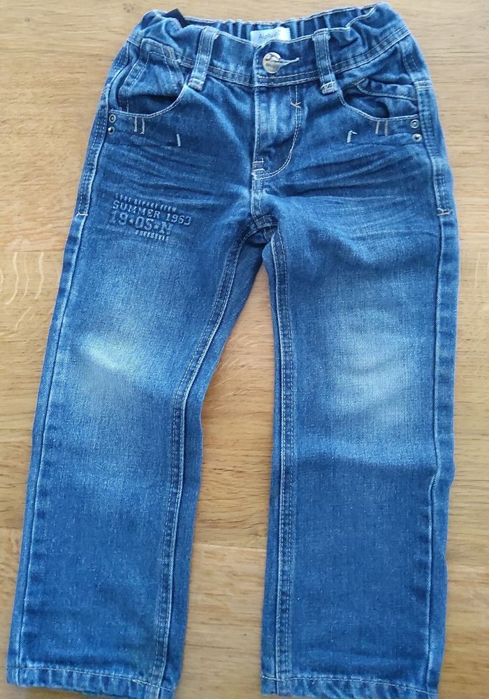 Jean’s bleu Alphabet 4 ans