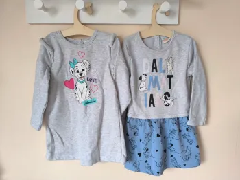 2 robes 101 Dalmatiens