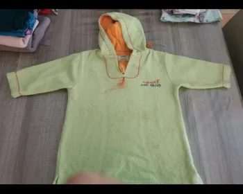 Poncho polaire 2 ans