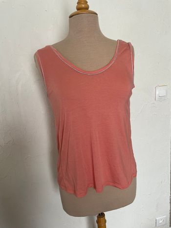 Débardeur léger saumon en Lyocell/Tencel