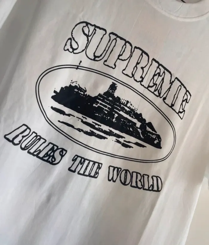 T shirt corteiz suprême blanc - photo numéro 2