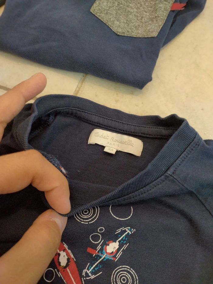 Lot tshirt manches longues 3 ans - photo numéro 9
