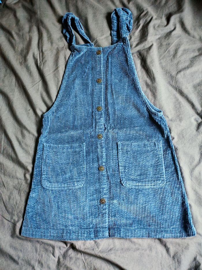 Robe à bretelles en velours