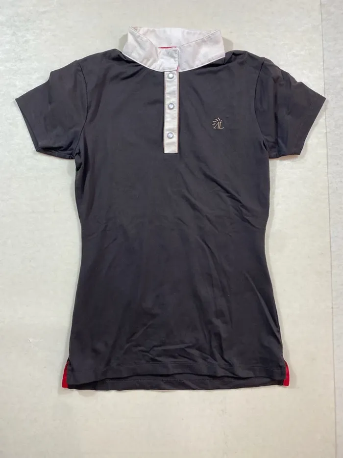 Polo Alexandra Ledermann marron – Taille S – Très bon état