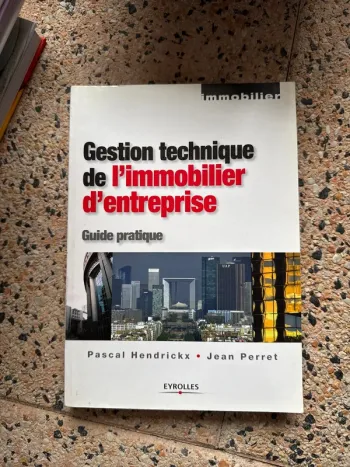 Livre, gestion technique de l’immobilier d’entreprise guide pratique
