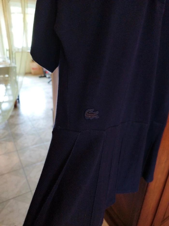 Polo pull bleu marine Lacoste vintage M/38 y2k pleated - photo numéro 7