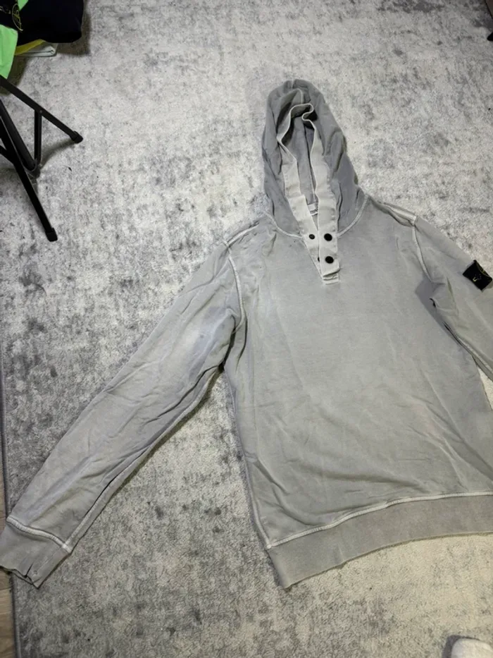 Sweat stone island Gris - photo numéro 5