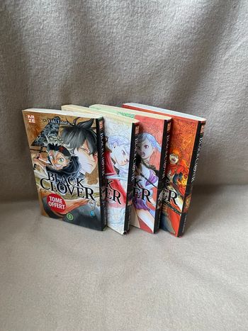📚 Lot manga Black Clover – Tomes 1 à 4 – Édition Française – 11€