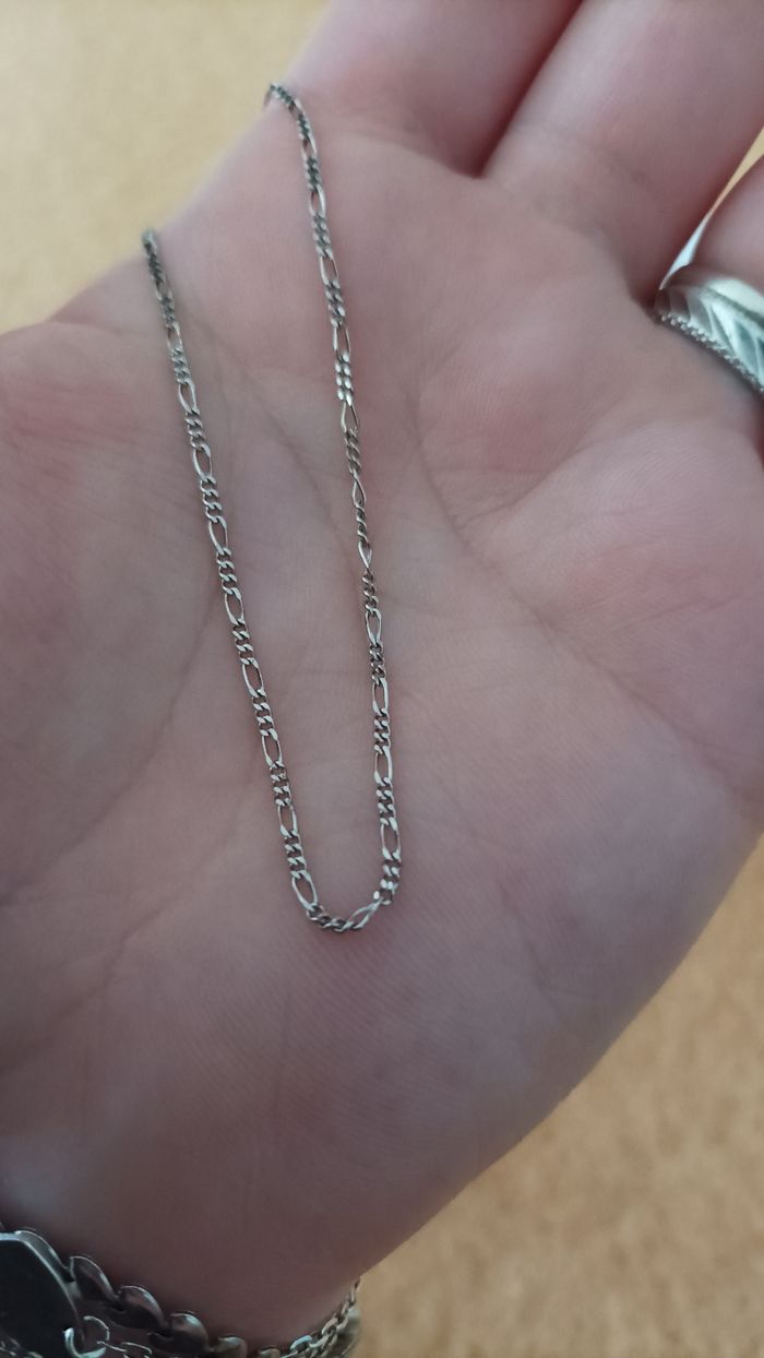 Collier argent 925 corbeille d'or - photo numéro 7