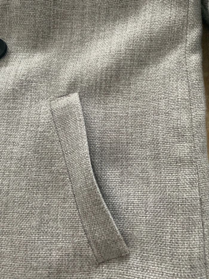 Manteau caban mi saison mango 12 ans gris neuf - photo numéro 6
