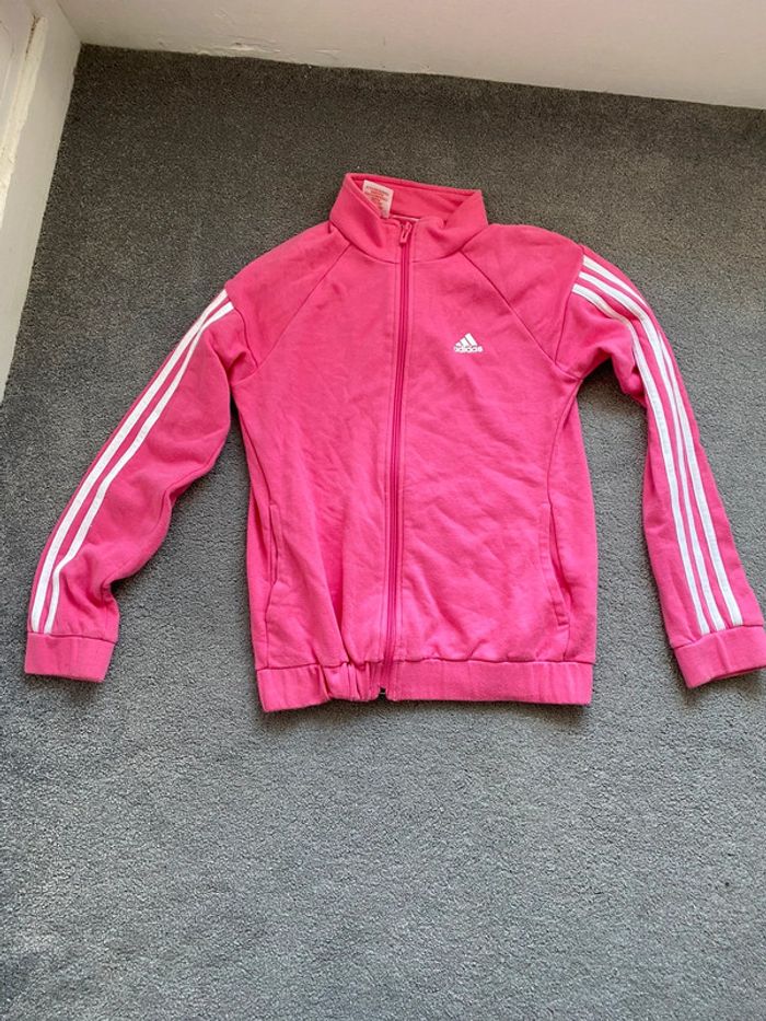 Gilet de sport adidas fille 11-12 ans - photo numéro 2