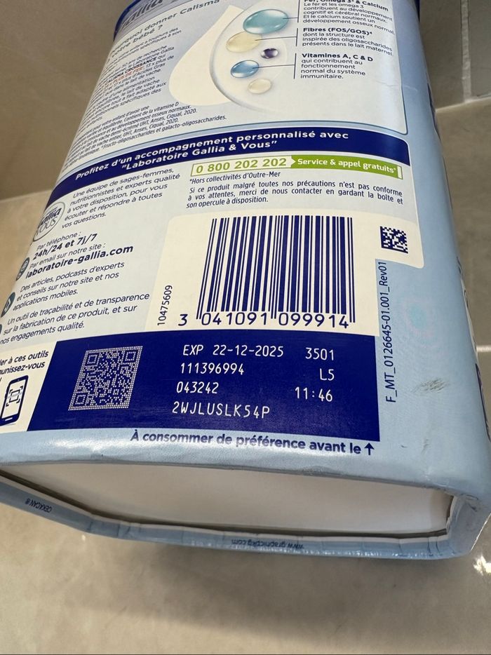 2 boîtes lait croissance 3 - photo numéro 3