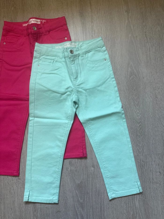 Lot de 2 Pantacourt fille  7 ans neufs - photo numéro 2