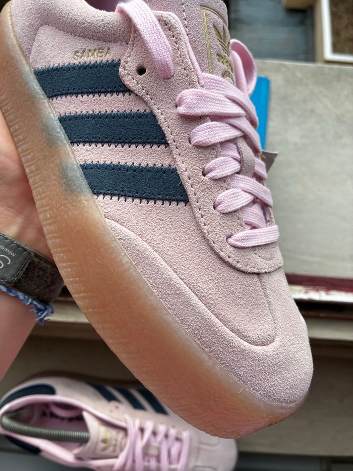 Adidas Samba Clear Pink/Night Indigo/Gum - Taille 38 - Neuves - photo numéro 6