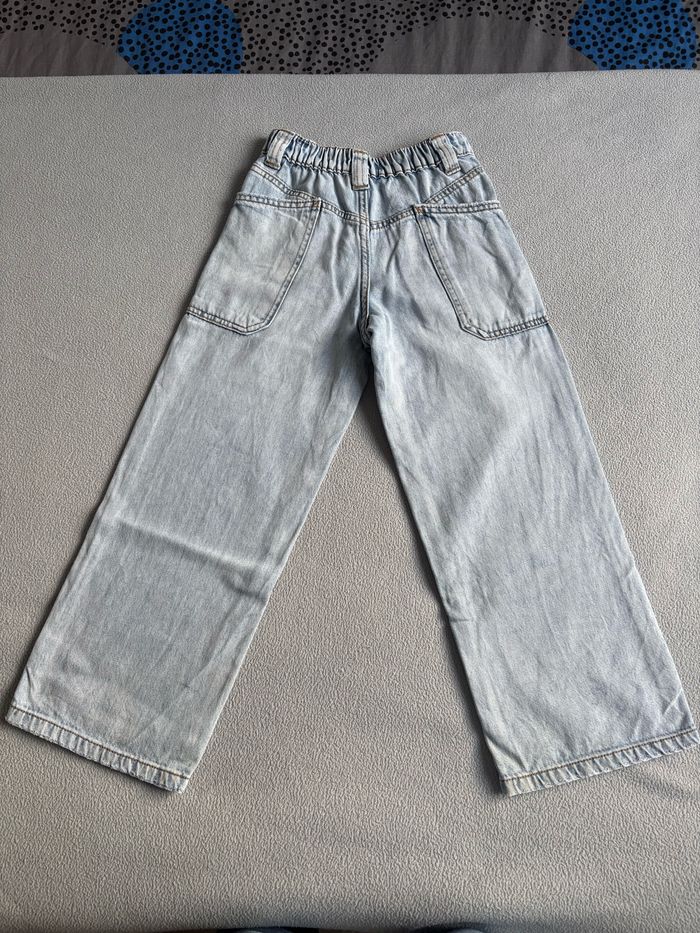 2 pantalons Zara bleu et jaune - photo numéro 3