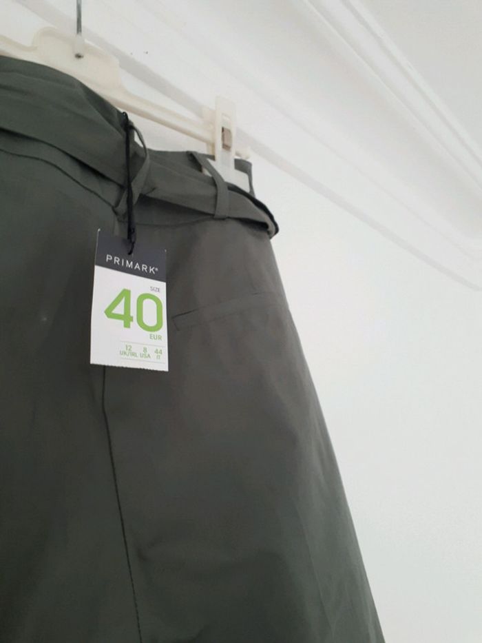 Pantalon droit vert kaki 40 - photo numéro 3