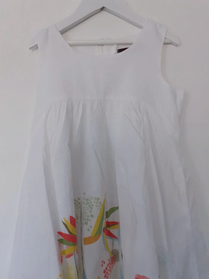 Robe fille été 8 ans blanche Catimini - photo numéro 2