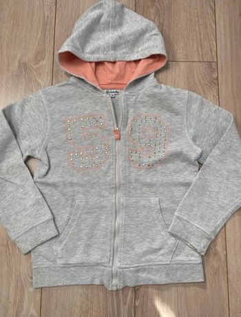 Gilet fille zippé 10 ans