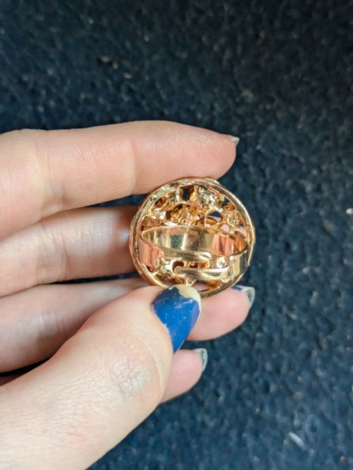 Bague fantaisie a strass - photo numéro 3