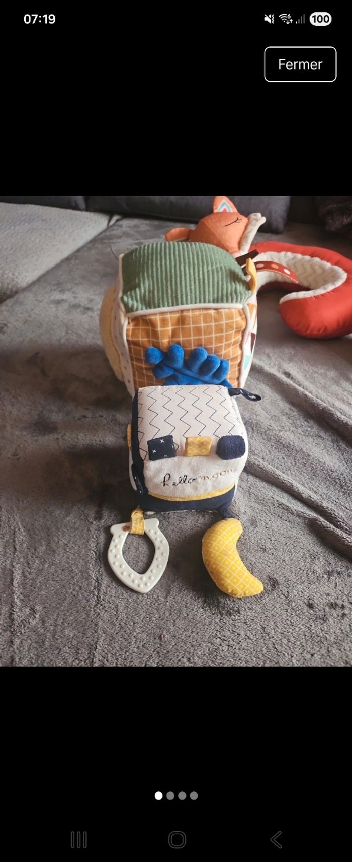 Lot de 2 cubes d'éveil