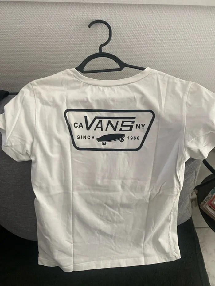 T-shirt Vans blanc - photo numéro 4