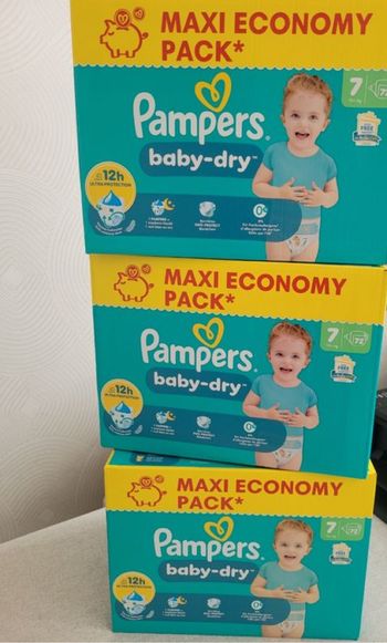 Pampers taille 7
