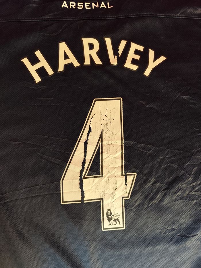 Maillot Arsenal 11/12 extérieur flocage Harvey - photo numéro 3