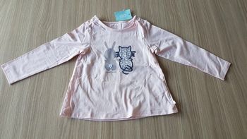 Maillot longues manches okaidi 2 ans neuf