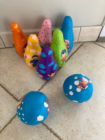 Jeu de quilles en tissu Oui-Oui