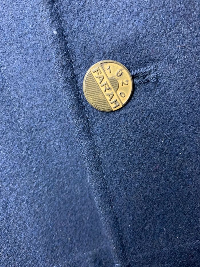 Veste / Blazer Farah Bleu Marine - photo numéro 3