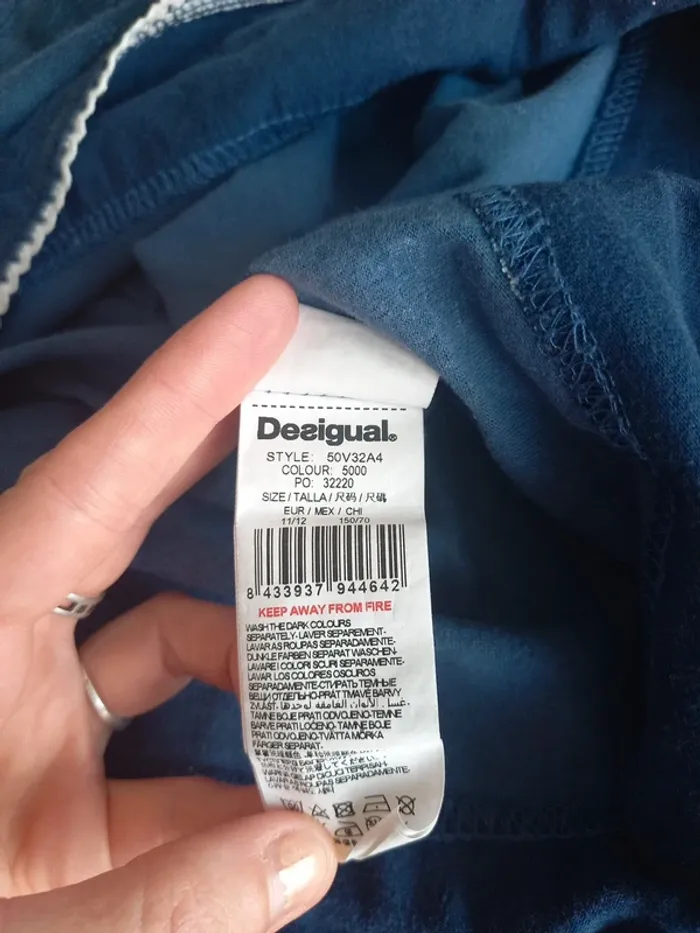 Robe bleue desigual 11/12 ans - photo numéro 6