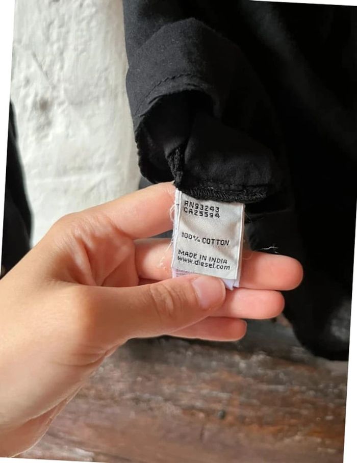 Chemise noire Diesel 10 ans - photo numéro 3